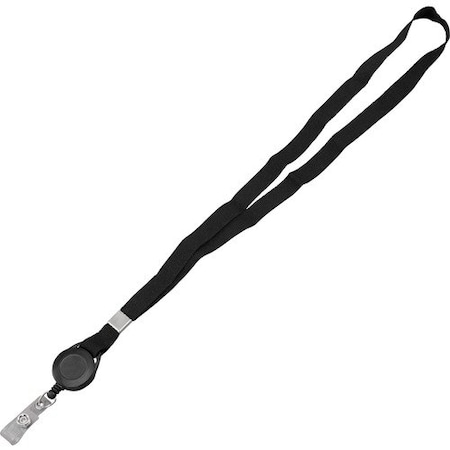 Advantus LANYARD, REEL, 12-CT, BK, 12PK AVT97132